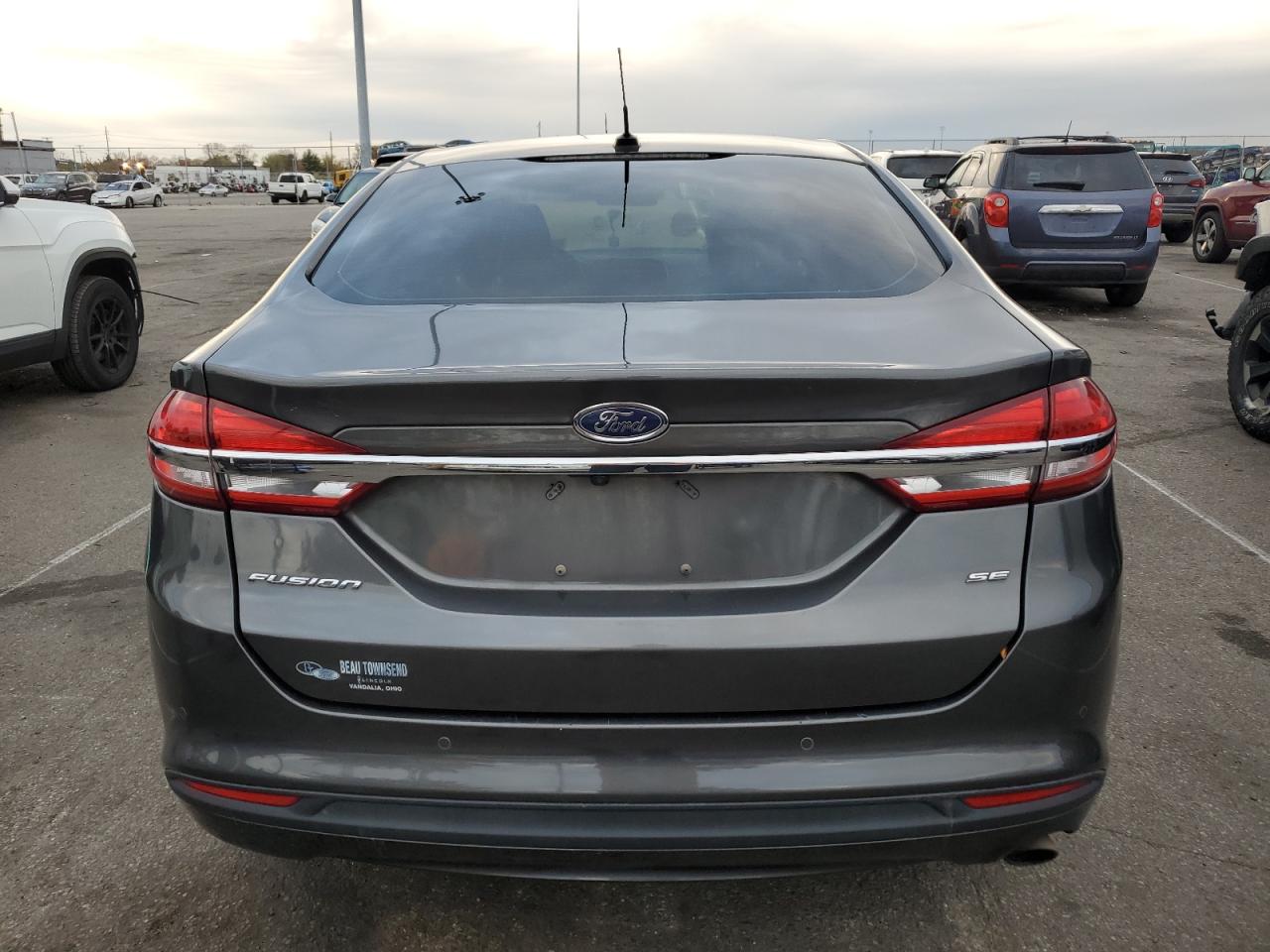 2018 Ford Fusion VIN 3FA6P0H77JR195187 Copart auction photo, all over damage thumbnail 6