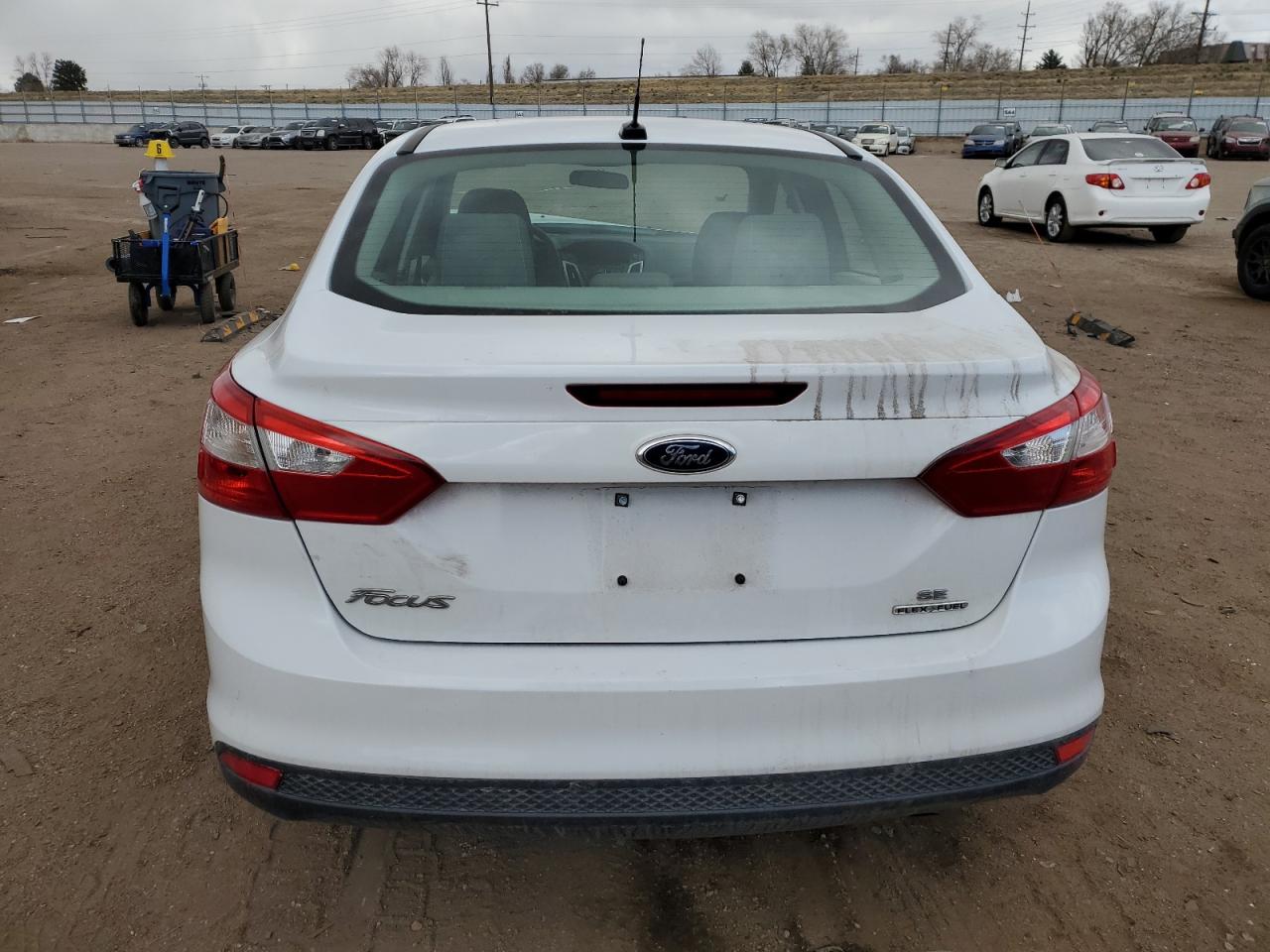 2013 Ford Focus VIN 1FADP3F21DL144934 Copart auction photo, front end damage thumbnail 6