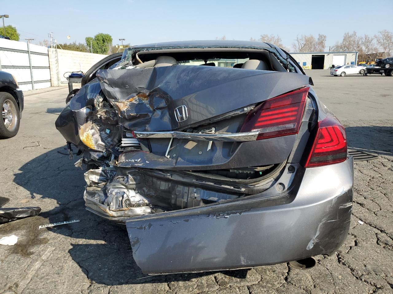 2014 Honda Accord VIN 1HGCR2F30EA154226 Copart auction photo, rear end damage thumbnail 6