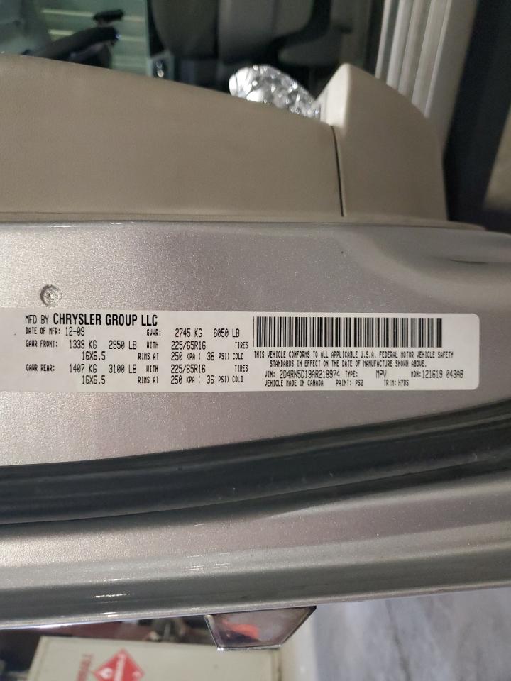 2010 Dodge Caravan VIN 2D4RN5D19AR218974 Copart auction photo, front end / minor dent/scratches damage thumbnail 15