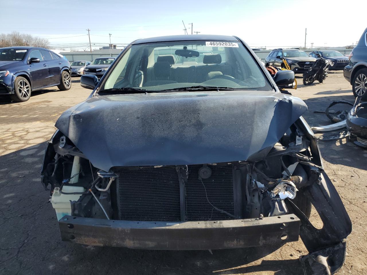 2004 Toyota Corolla VIN 2T1BR32EX4C316722 Copart auction photo, front end / side damage thumbnail 5