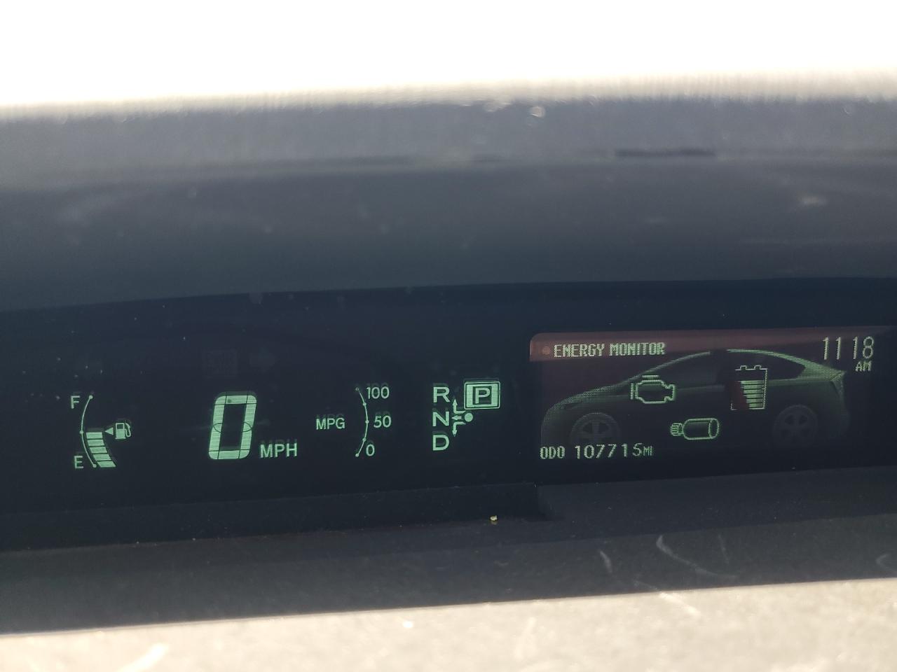 2015 Toyota Prius VIN JTDKN3DU6F2001255 Copart auction photo, front end / side damage thumbnail 9