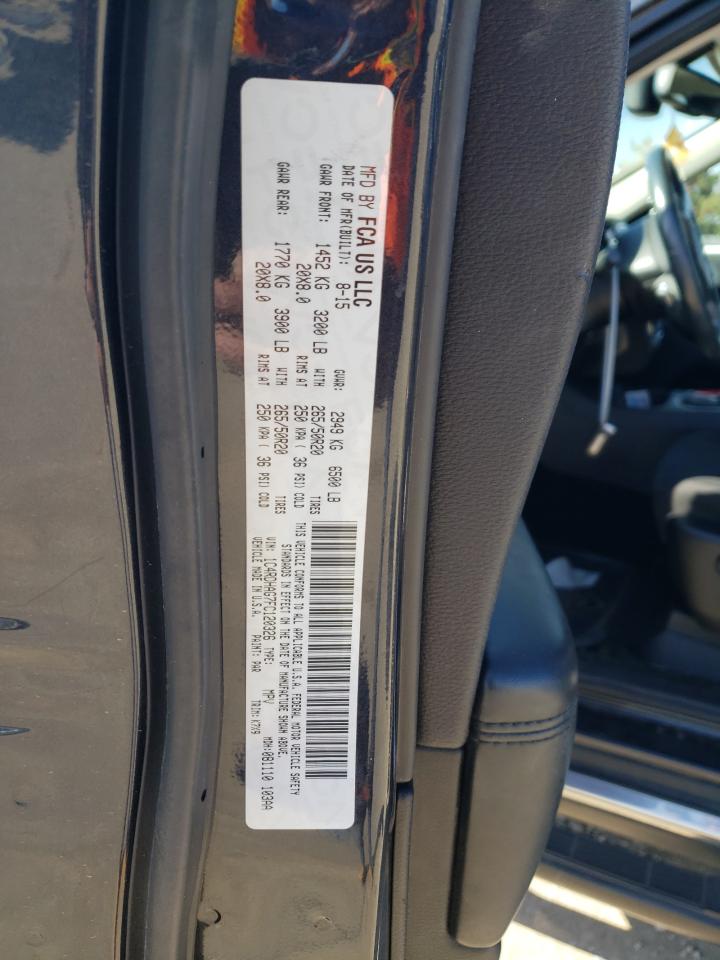 2015 Dodge Durango VIN 1C4RDHAG7FC120326 Copart auction photo, rear end damage thumbnail 14