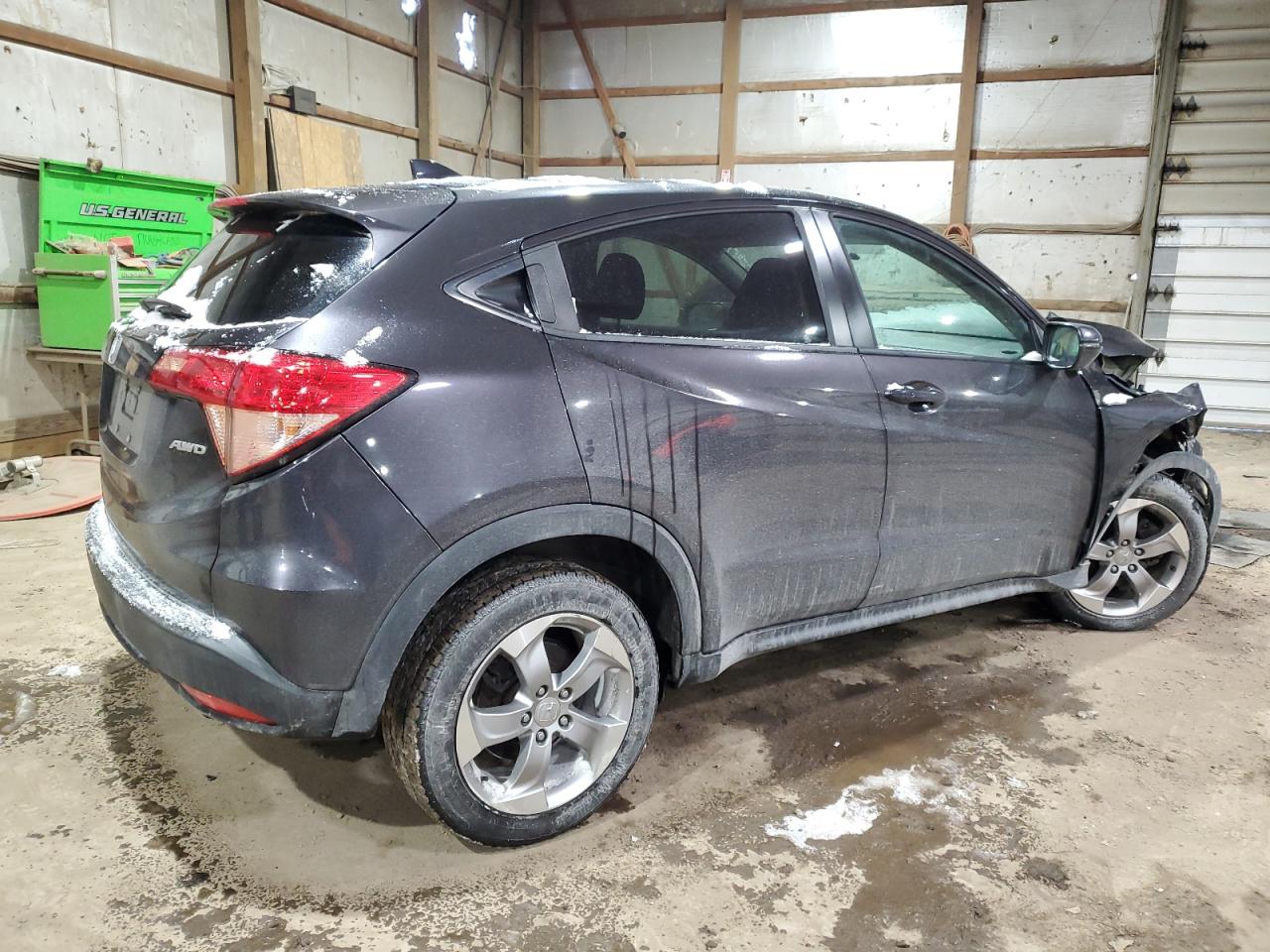 2017 Honda HR-V VIN 3CZRU6H50HG702674 Copart auction photo, front end damage thumbnail 3