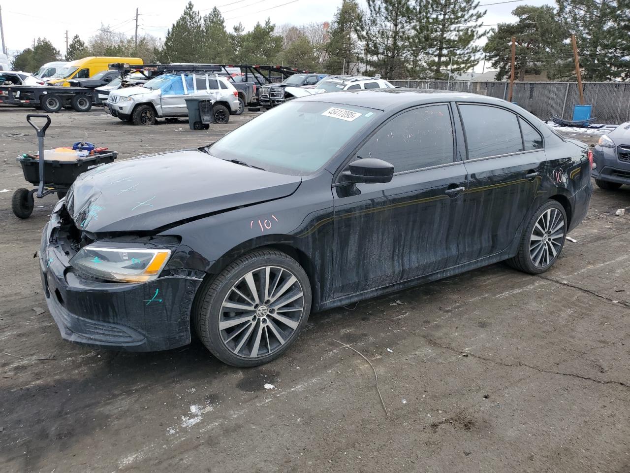 2014 Volkswagen Jetta VIN 3VW1K7AJ1EM440177