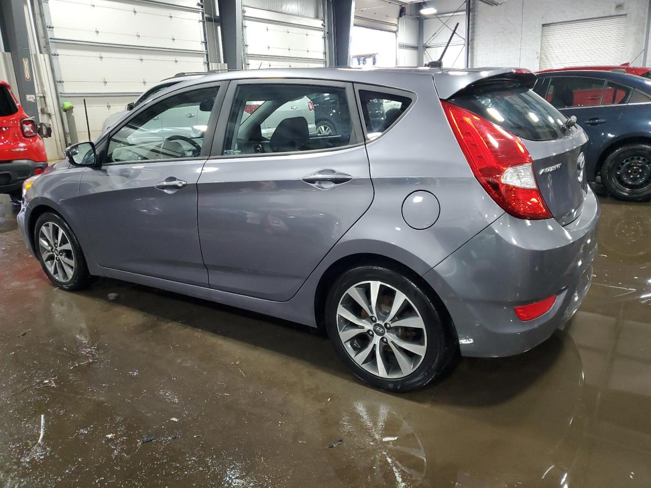 2017 Hyundai Accent VIN KMHCU5AE9HU346606 Copart auction photo, all over damage thumbnail 2
