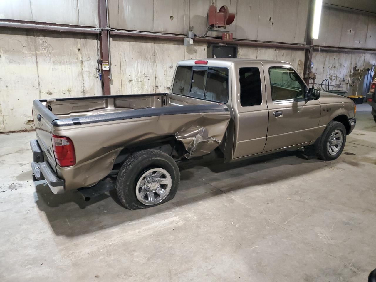 2003 Ford Ranger VIN 1FTYR44U13PB49882 Copart auction photo, rear end / undercarriage damage thumbnail 3