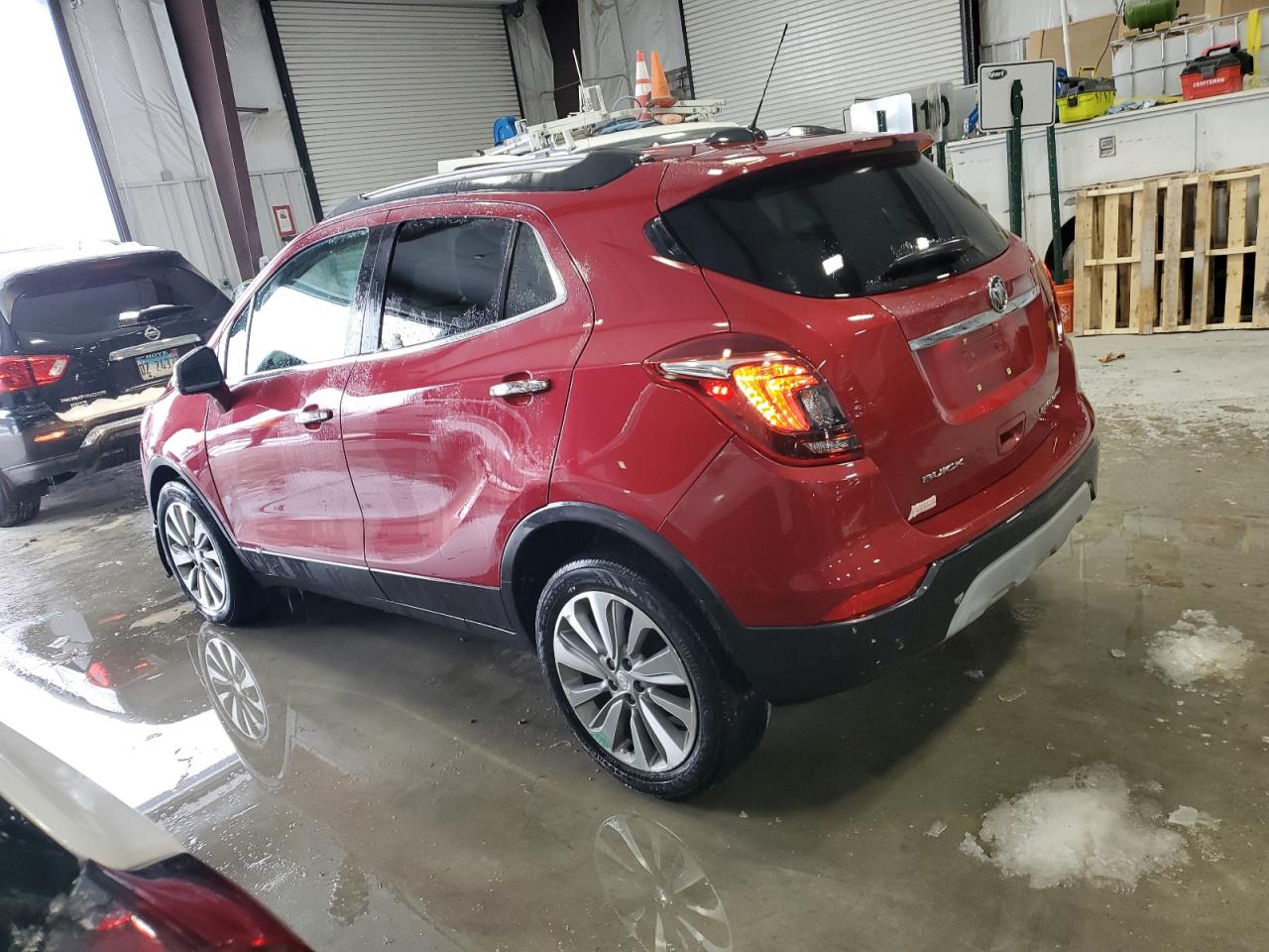 2018 Buick Encore VIN KL4CJASB0JB630955 Copart auction photo, front end damage thumbnail 2