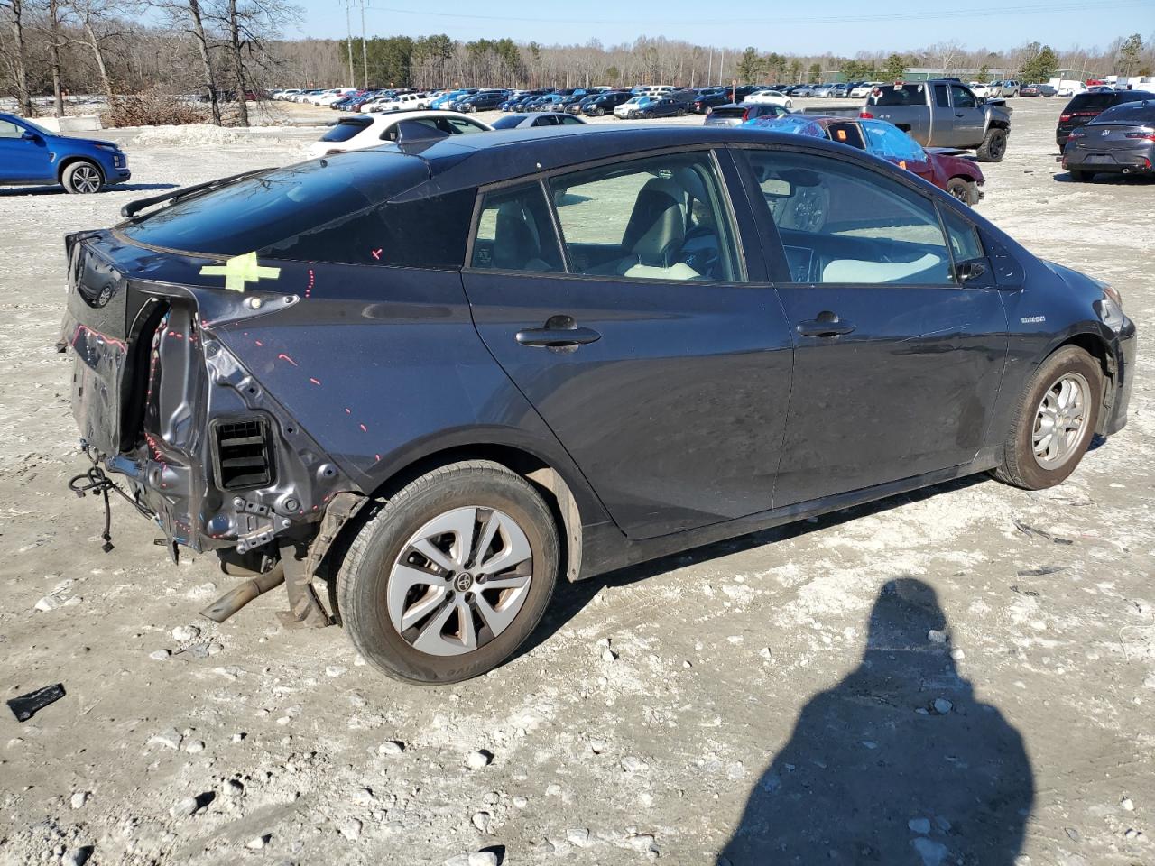 2018 Toyota Prius VIN JTDKARFU8J3550373 Copart auction photo, all over damage thumbnail 3