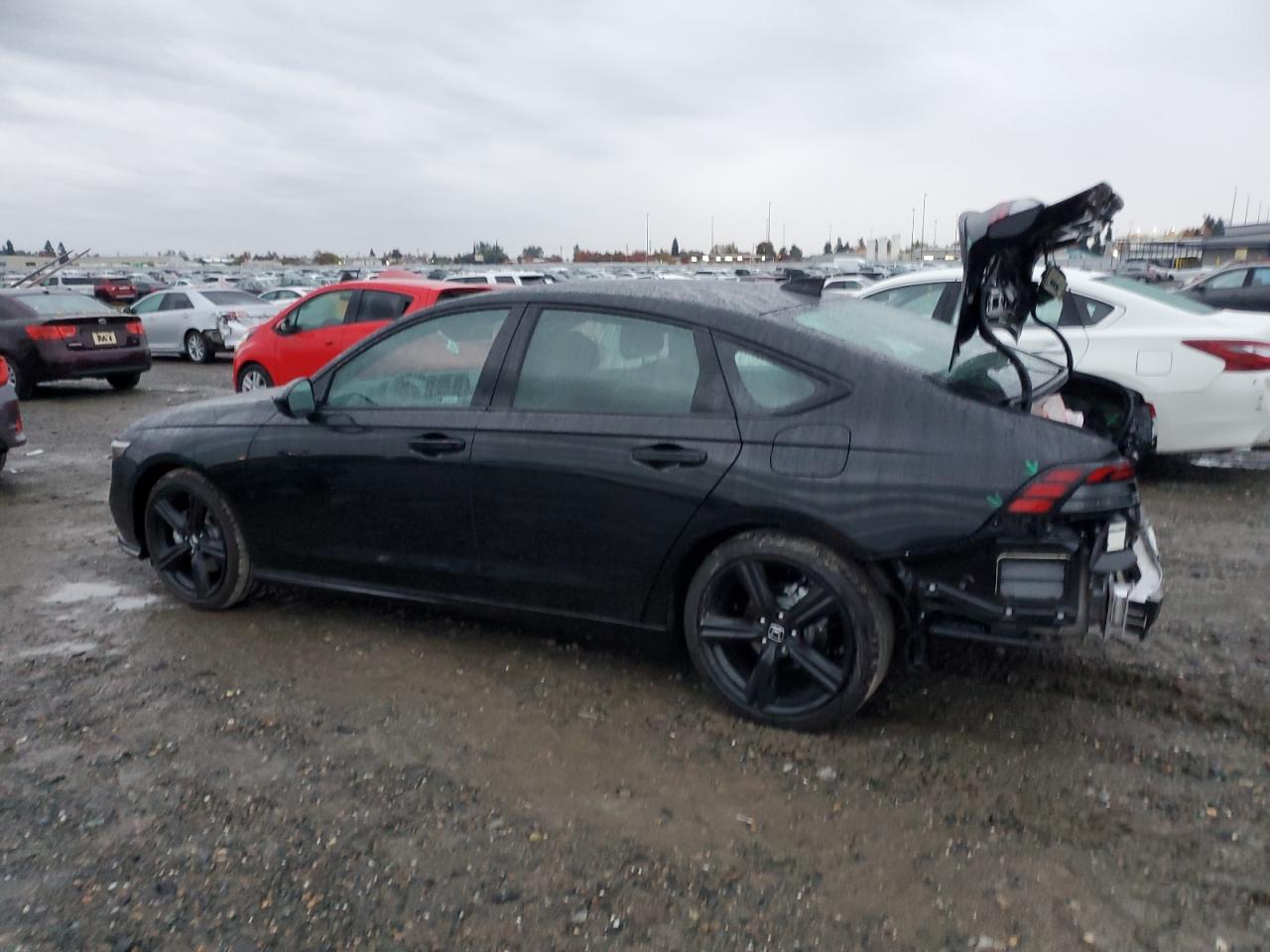 2024 Honda Accord VIN 1HGCY2F73RA063446 Copart auction photo, rear end damage thumbnail 2