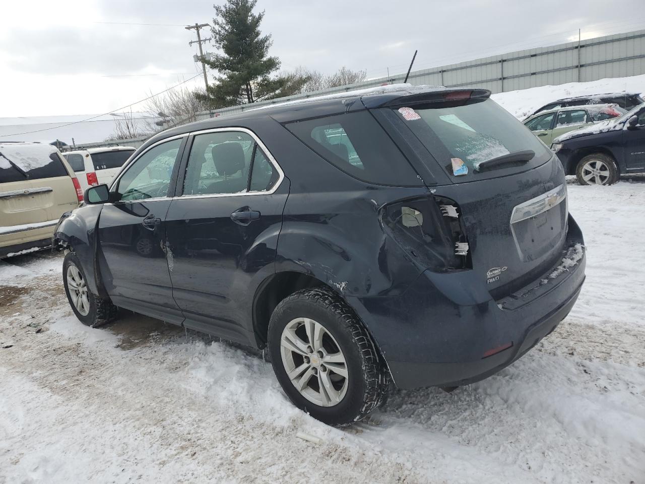 2015 Chevrolet Equinox VIN 2GNFLEEK5F6198154 Copart auction photo, front end / rear end damage thumbnail 2