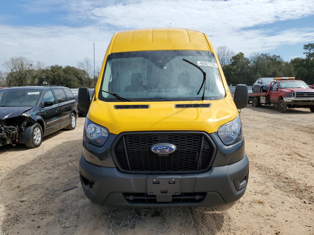 2021 Ford Transit VIN 1FTBR1X87MKA53806 Copart auction photo, top/roof damage thumbnail 5