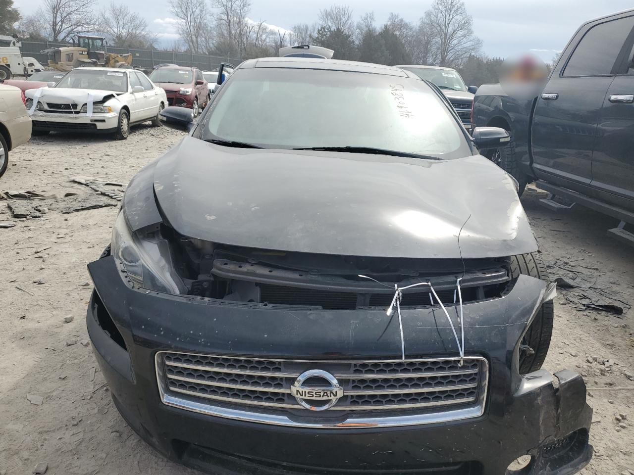 2010 Nissan Maxima VIN 1N4AA5AP1AC858433 Copart auction photo, front end / side damage thumbnail 5
