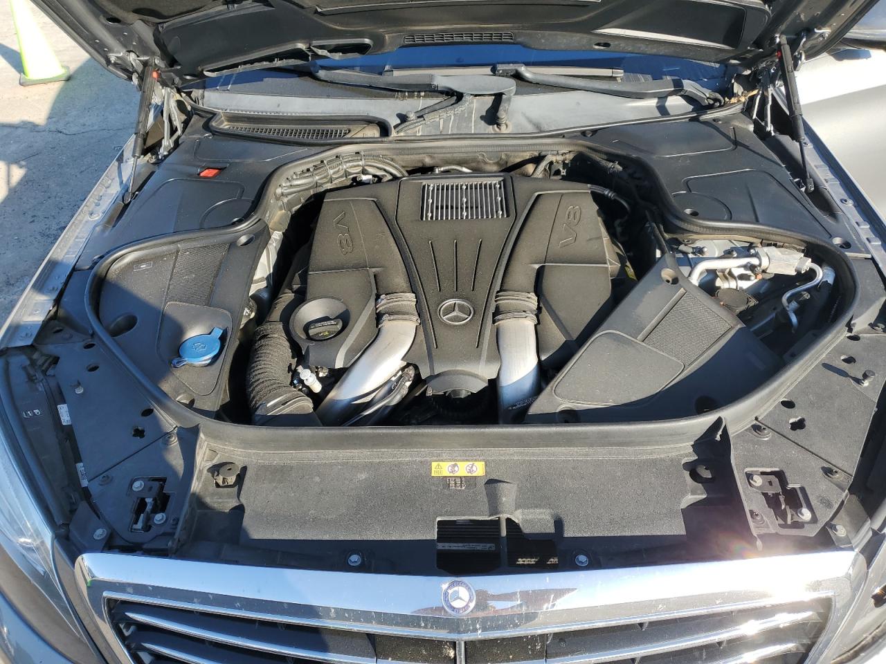 2015 Mercedes-Benz S-klasse VIN WDDUG8CBXFA156497 Copart auction photo, side / front end damage thumbnail 12