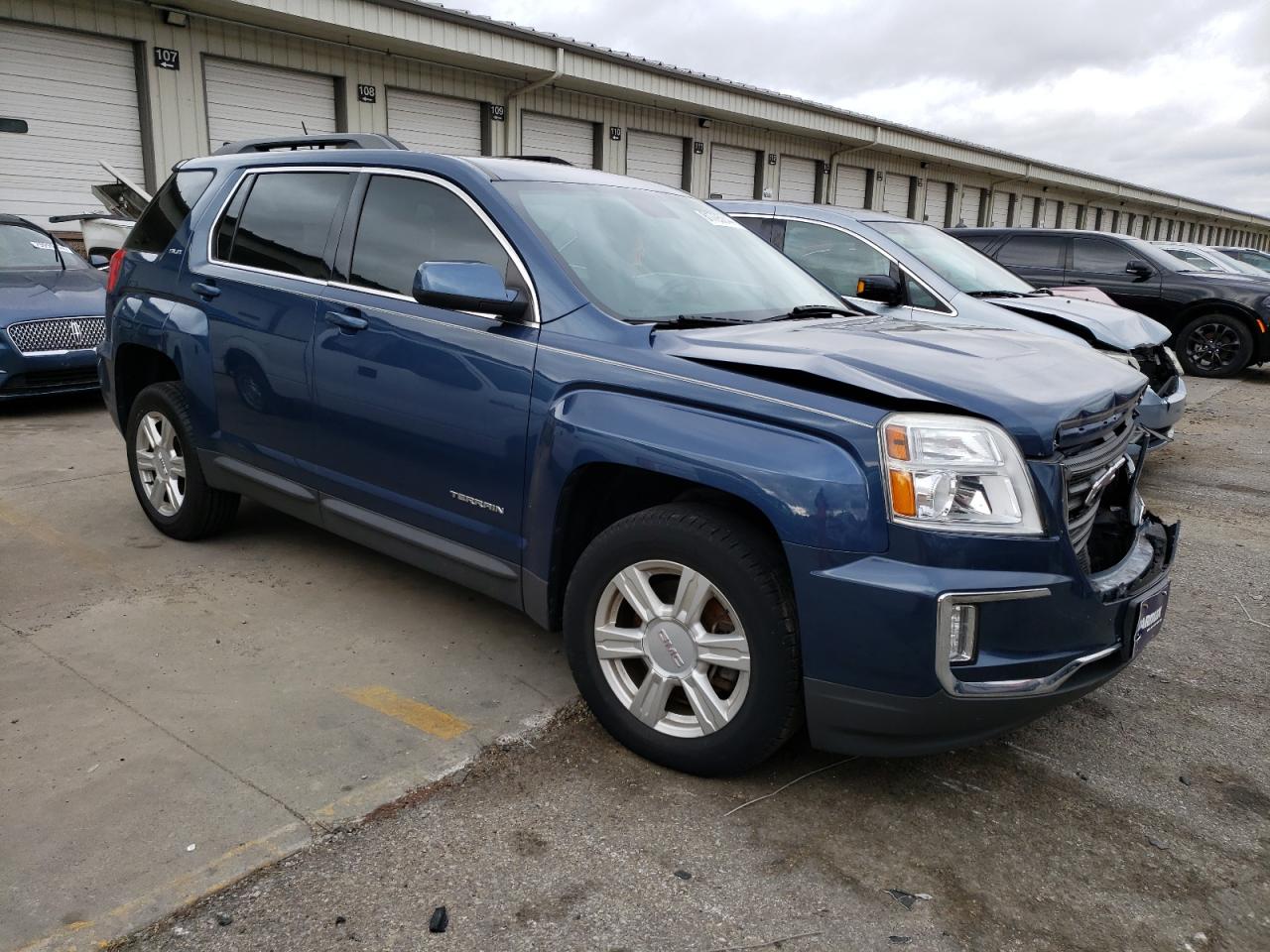 2016 GMC Terrain VIN 2GKALNEK2G6210902 Copart auction photo, front end damage thumbnail 4