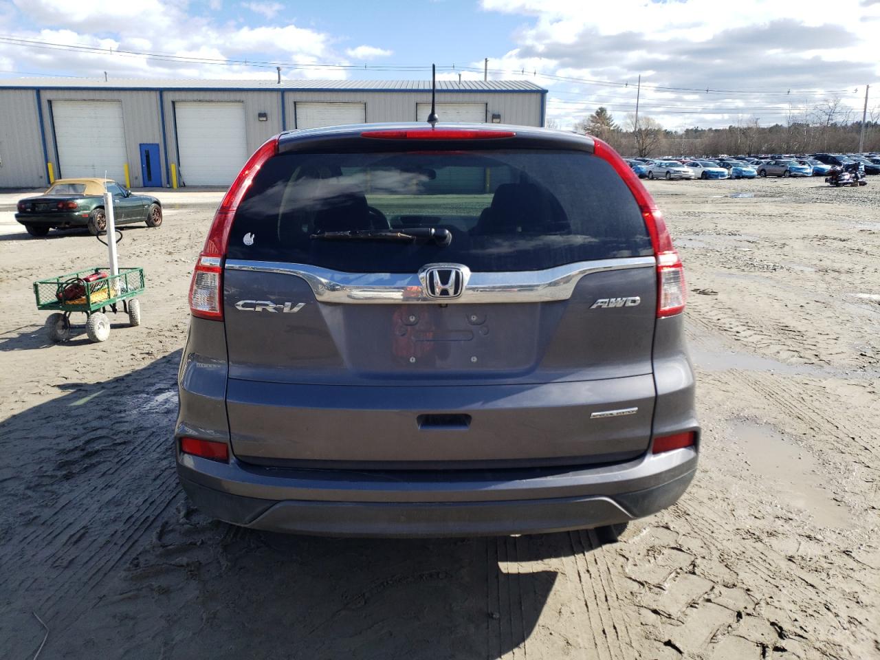 2016 Honda CR-V VIN 5J6RM4H45GL027448 Copart auction photo, side / front end damage thumbnail 6