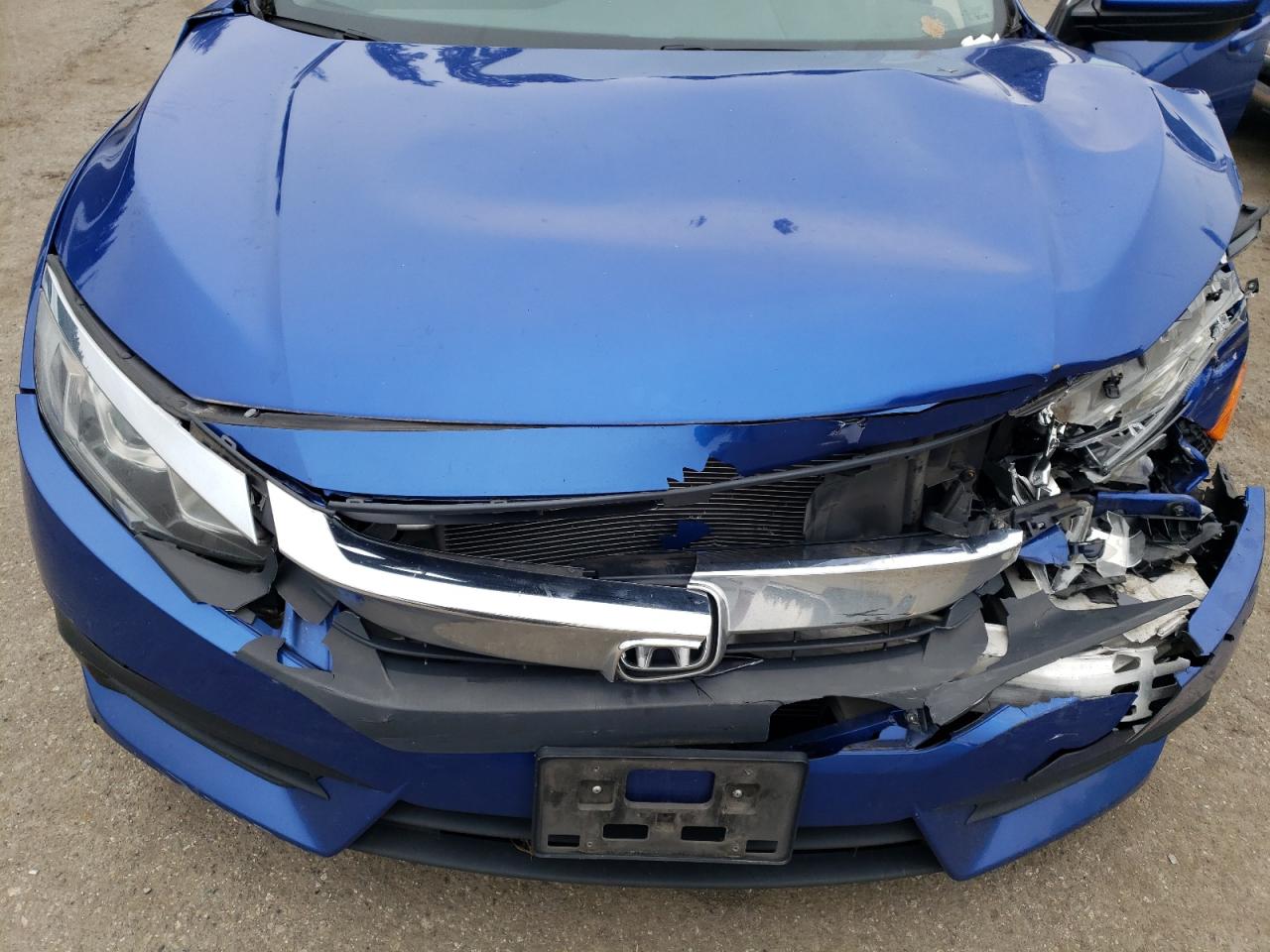 2016 Honda Civic VIN 2HGFC2F59GH565743 Copart auction photo, rear end / front end damage thumbnail 11