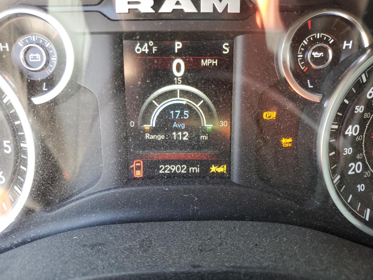 2022 RAM 1500 VIN 1C6SRFMTXNN339209 Copart auction photo, rear end damage thumbnail 9