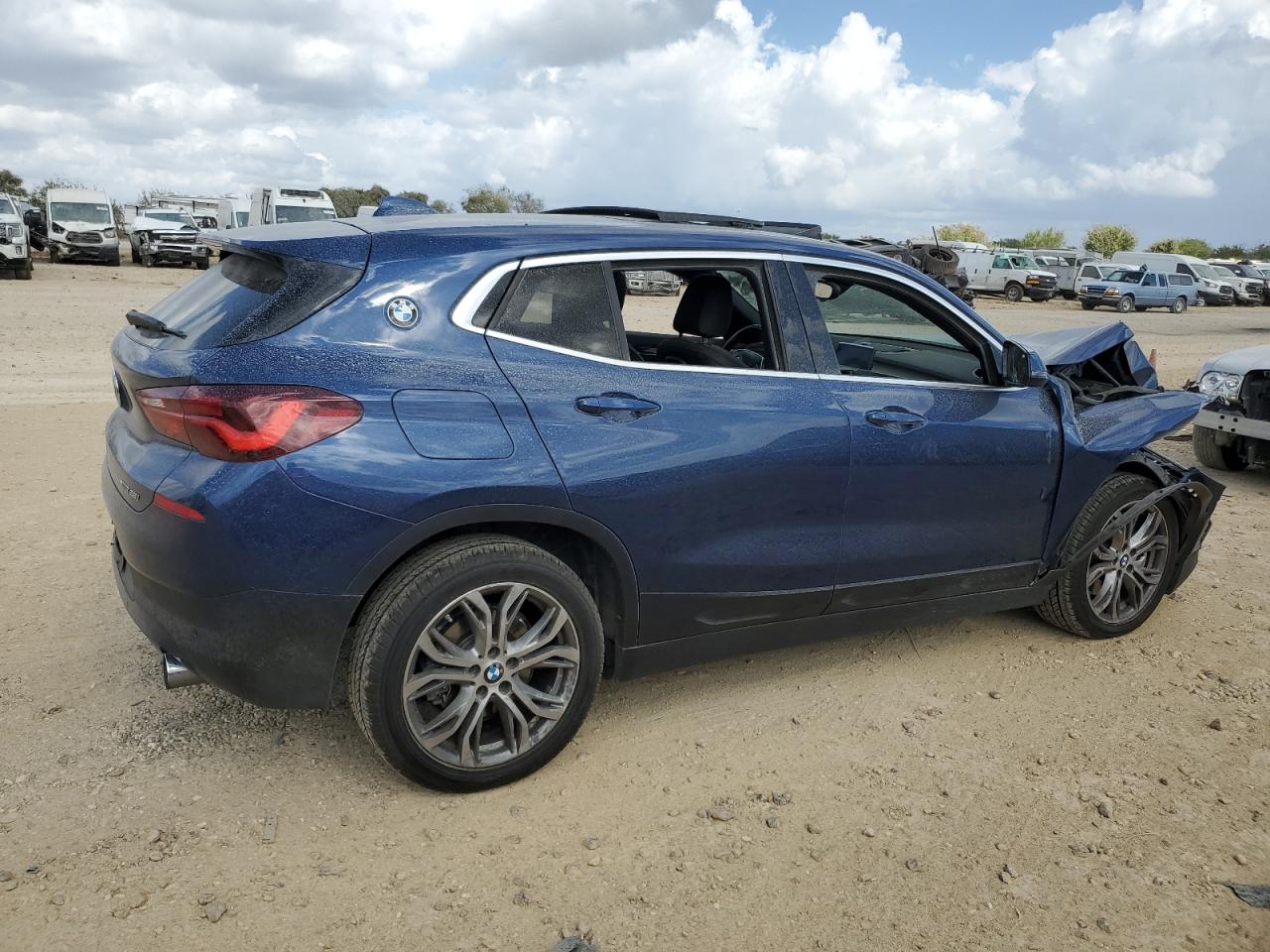 2022 BMW X2 VIN WBXYJ1C01N5U27511 Copart auction photo, front end damage thumbnail 3