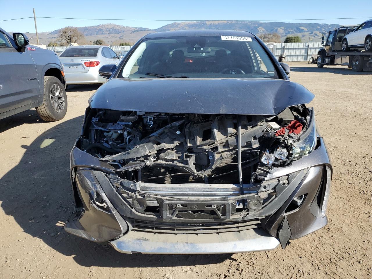 2022 Toyota Prius VIN JTDKAMFP9N3207980 Copart auction photo, front end damage thumbnail 5