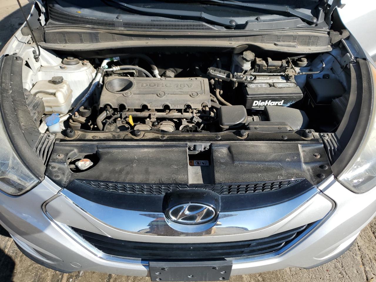2013 Hyundai Tucson VIN KM8JUCAC3DU598209 Copart auction photo, rear end damage thumbnail 12
