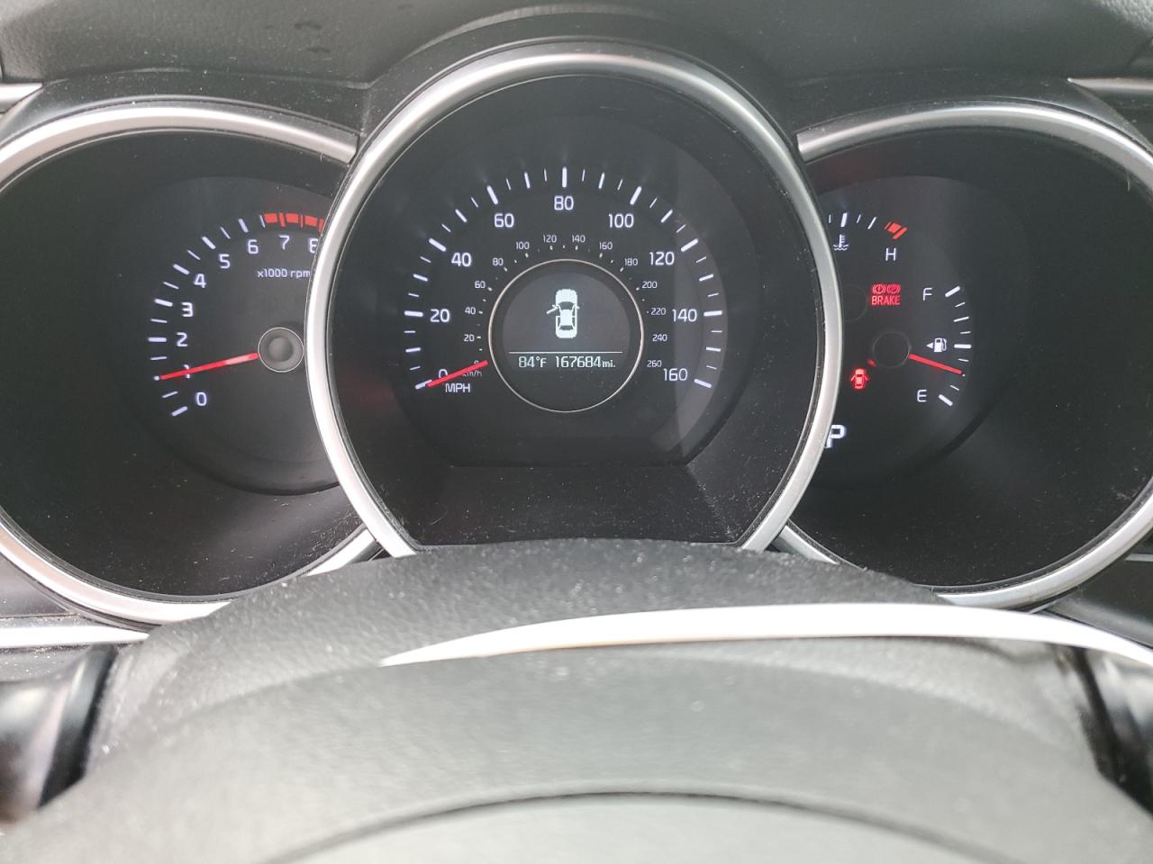 2015 KIA Optima VIN 5XXGM4A7XFG486359 Copart auction photo, front end / side damage thumbnail 9