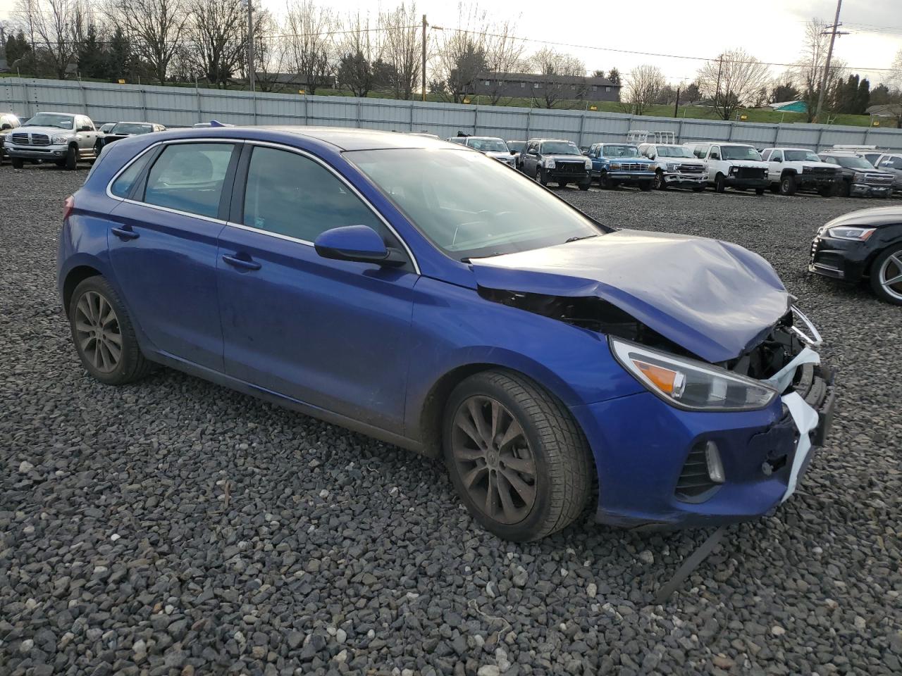 2019 Hyundai Elantra VIN KMHH35LE8KU088771 Copart auction photo, front end damage thumbnail 4
