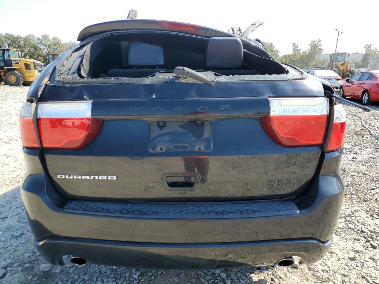 2013 Dodge Durango VIN 1C4RDHAG6DC691853 Copart auction photo, top/roof / front end damage thumbnail 6
