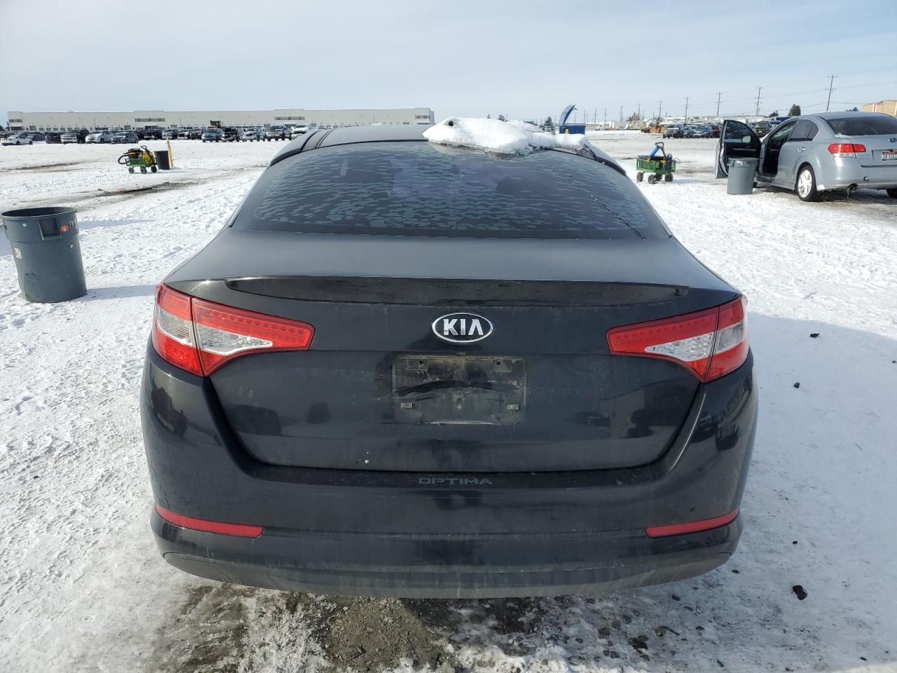 2013 KIA Optima VIN KNAGM4AD3D5053308 Copart auction photo, front end / side damage thumbnail 6