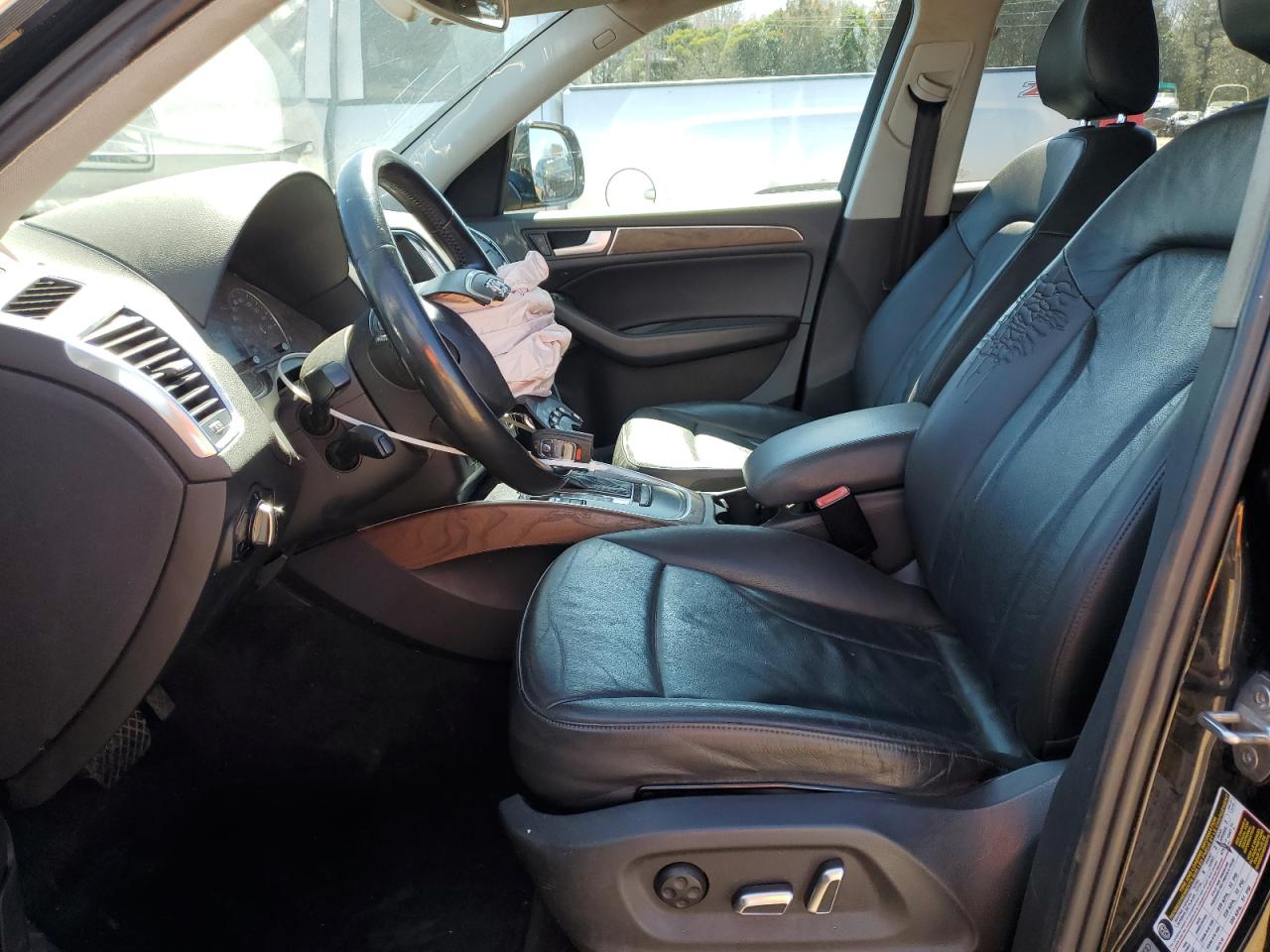 2013 Audi Q5 VIN WA1CFAFP4DA059729 Copart auction photo, front end / side damage thumbnail 7
