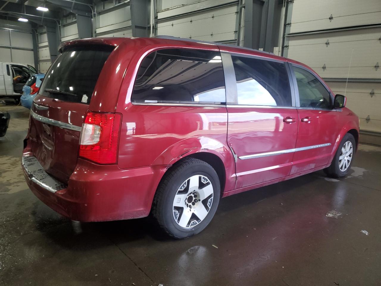 2016 Chrysler Town & Country VIN 2C4RC1BG6GR112090 Copart auction photo, rear end / side damage thumbnail 3