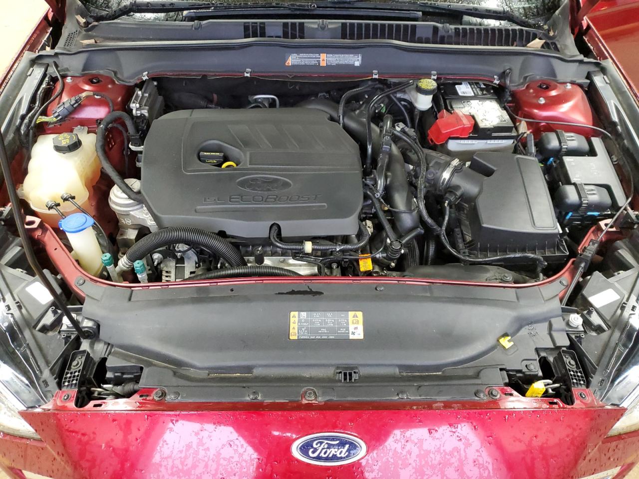 2017 Ford Fusion VIN 3FA6P0HD1HR262107 Copart auction photo, rear end damage thumbnail 11