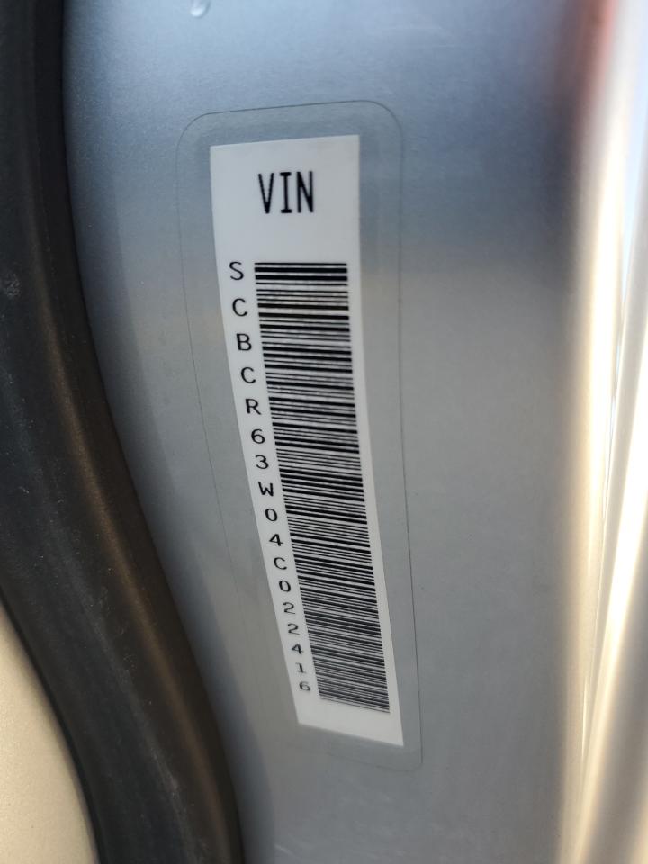 2004 Bentley Continental VIN SCBCR63W04C022416 Copart auction photo, burn / mechanical damage thumbnail 13