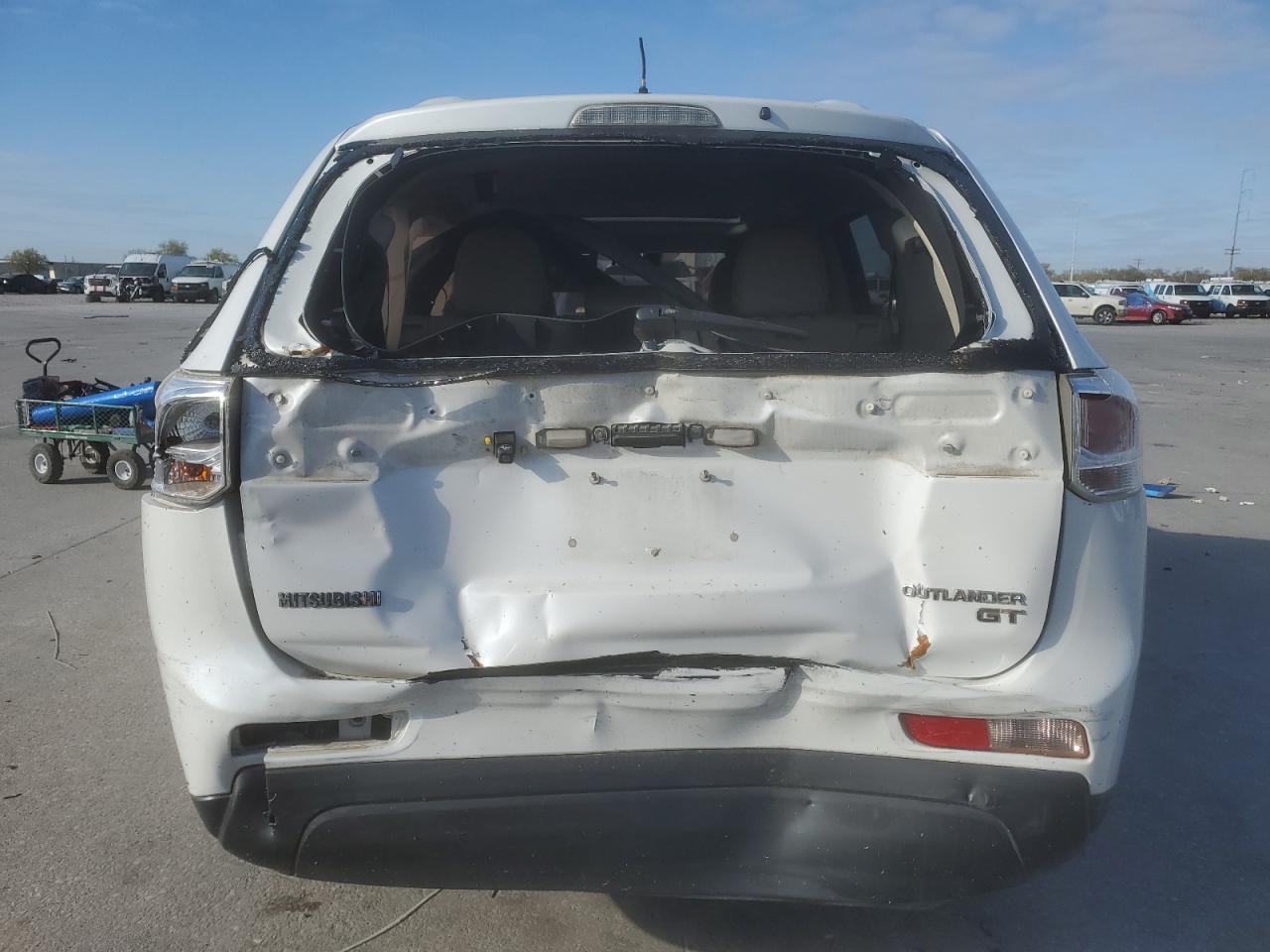 2014 Mitsubishi Outlander VIN JA4JZ4AX6EZ004130 Copart auction photo, front end damage thumbnail 6
