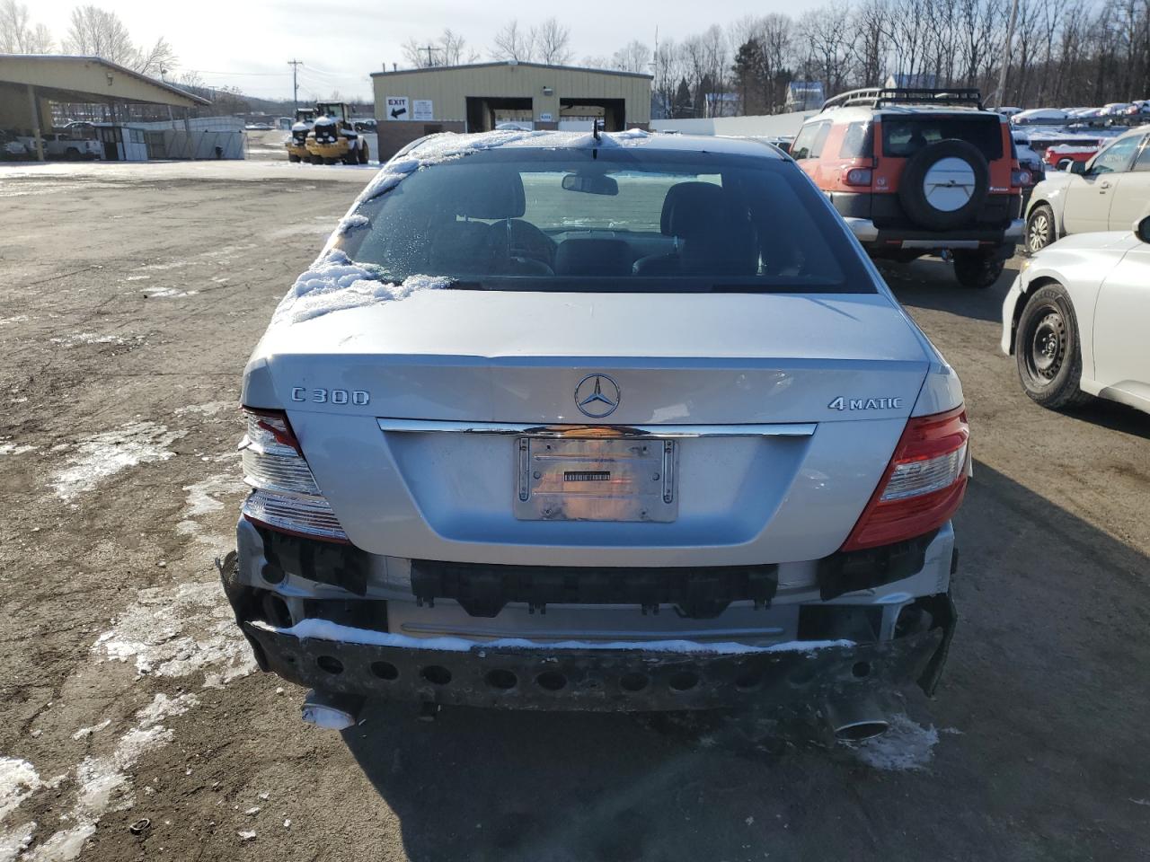 2011 Mercedes-Benz C-klasse VIN WDDGF8BB0BR140239 Copart auction photo, rear end / front end damage thumbnail 6