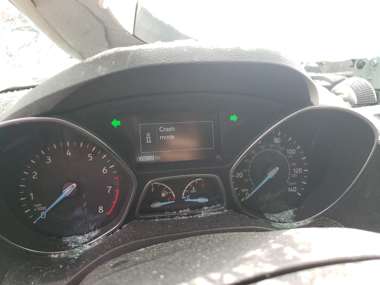 2017 Ford Escape VIN 1FMCU9J90HUB15006 Copart auction photo, rollover damage thumbnail 9