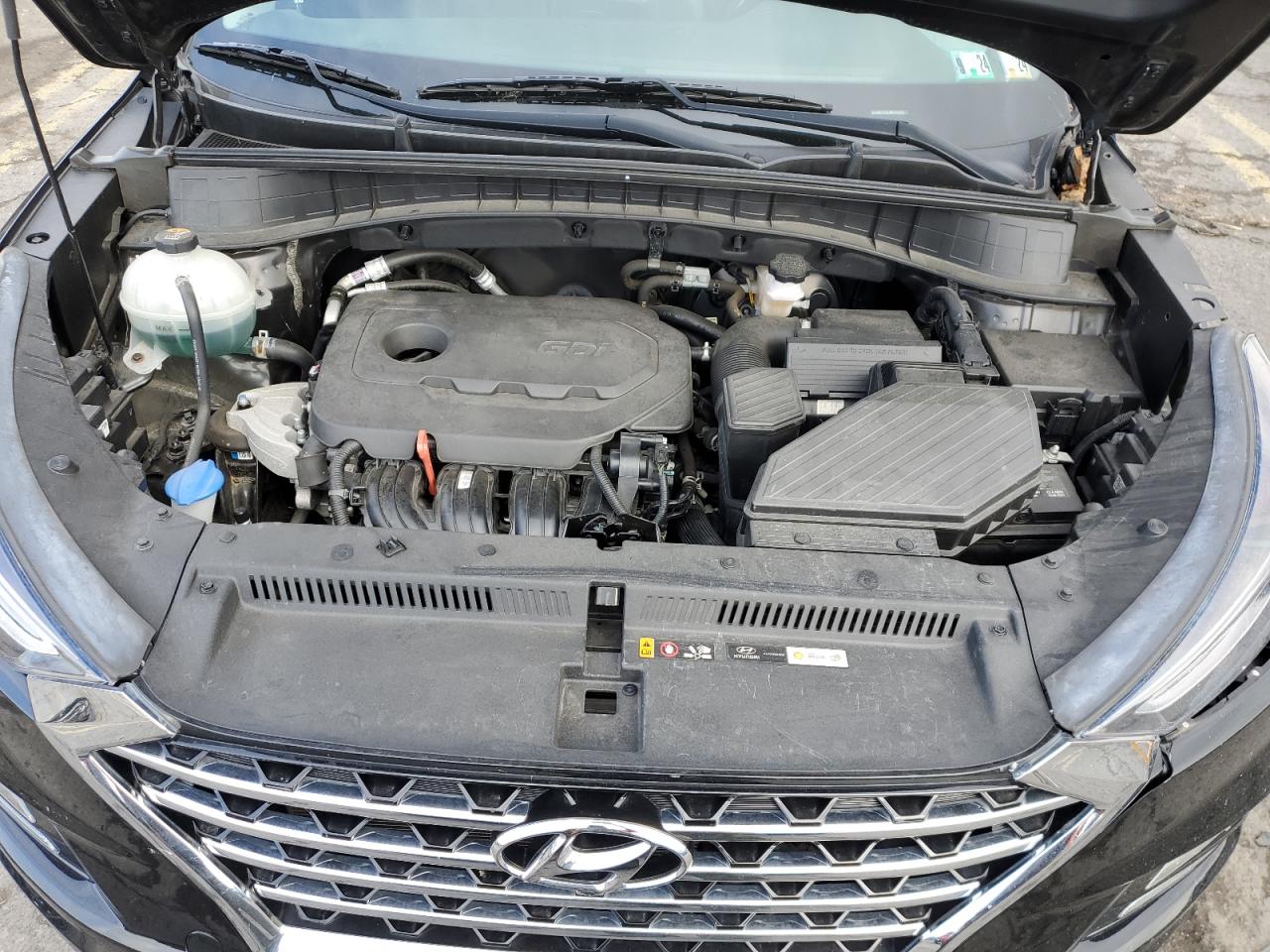 2021 Hyundai Tucson VIN KM8J3CAL6MU314655 Copart auction photo, side / front end damage thumbnail 12