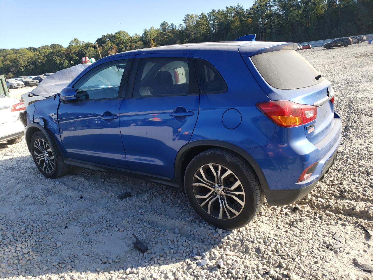 2019 Mitsubishi Outlander VIN JA4AP3AU2KU001773 Copart auction photo, front end damage thumbnail 2