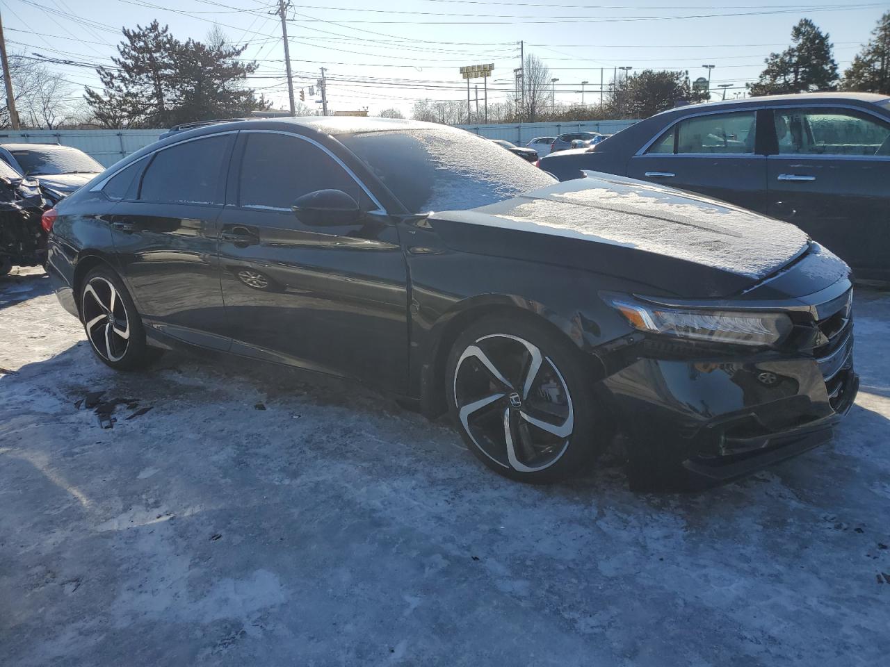 2022 Honda Accord VIN 1HGCV1F43NA088883 Copart auction photo, front end damage thumbnail 4