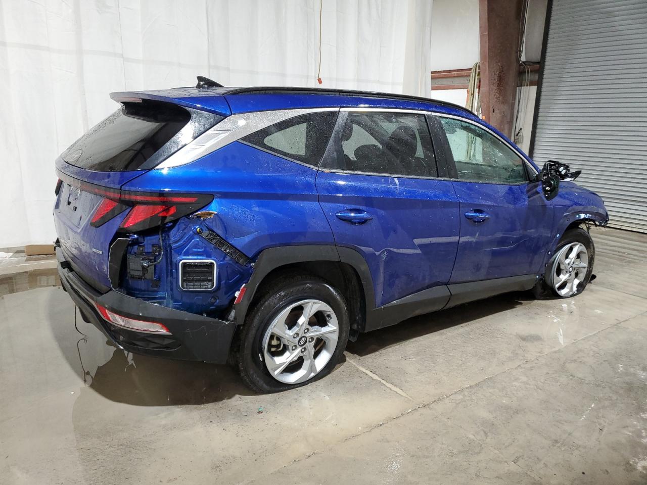 2024 Hyundai Tucson VIN 5NMJBCDE3RH316706 Copart auction photo, side / front end damage thumbnail 3