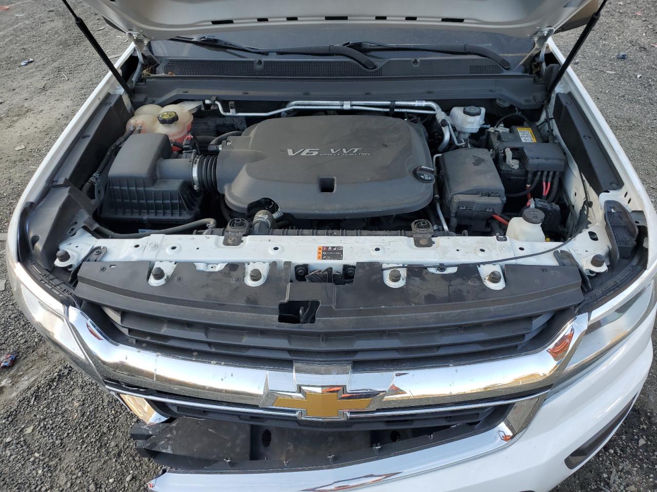 2019 Chevrolet Colorado VIN 1GCHTBEN8K1122659 Copart auction photo, top/roof / front end damage thumbnail 13