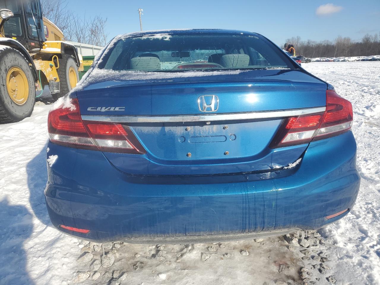 2015 Honda Civic VIN 19XFB2F50FE049475 Copart auction photo, side damage thumbnail 6
