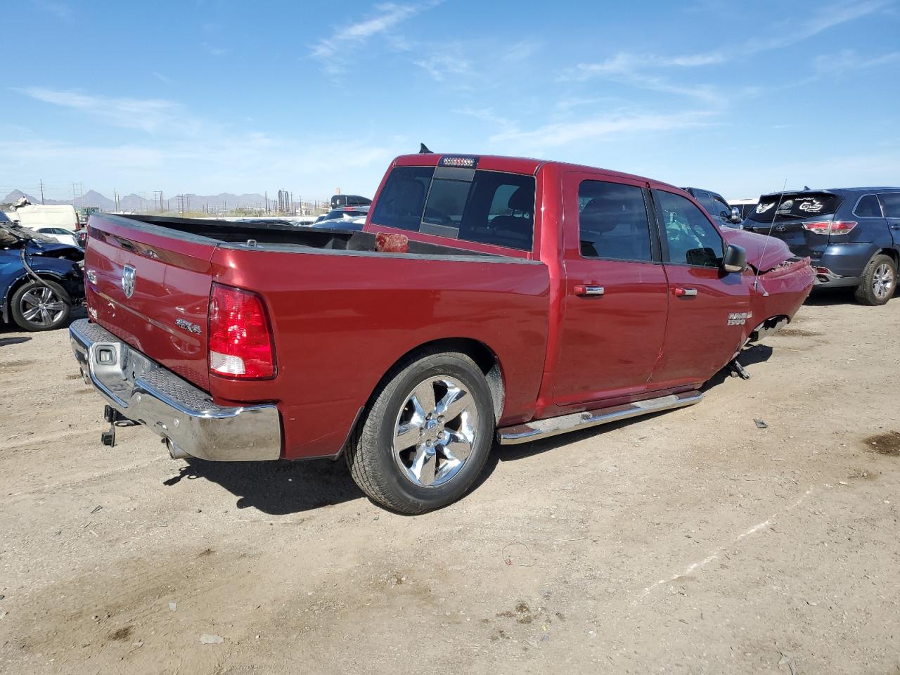 2015 RAM 1500 VIN 1C6RR7LT2FS719203 Copart auction photo, undercarriage / all over damage thumbnail 3