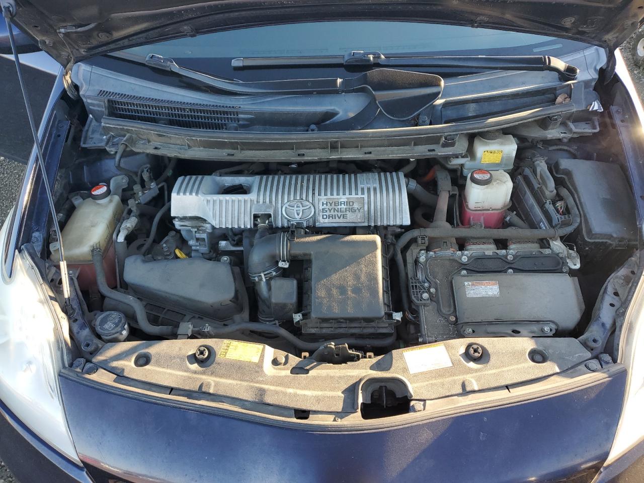 2015 Toyota Prius VIN JTDKN3DU3F0422071 Copart auction photo, side / undercarriage damage thumbnail 11