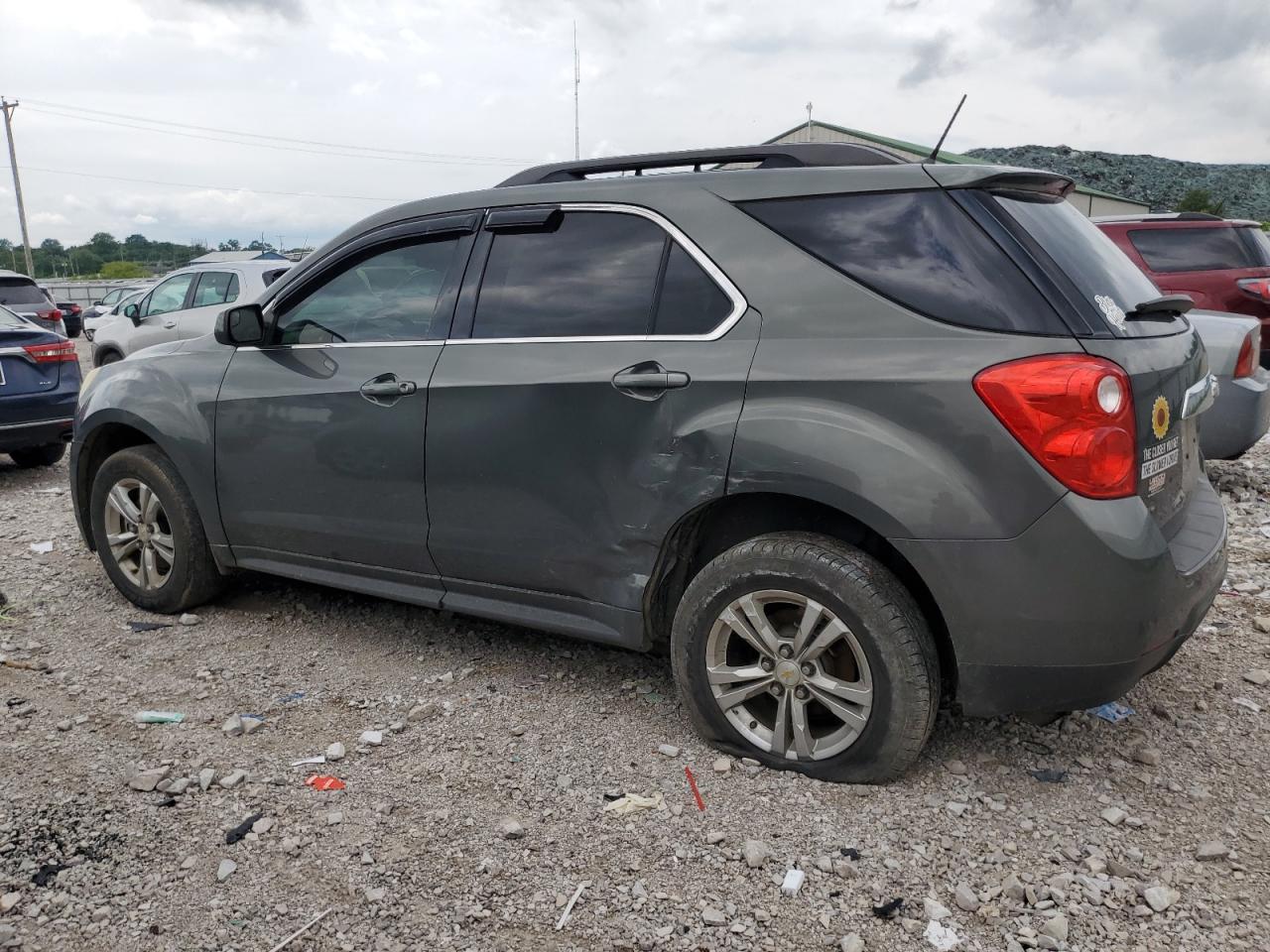 2013 Chevrolet Equinox VIN 2GNALDEK8D6212792 Copart auction photo, side damage thumbnail 2