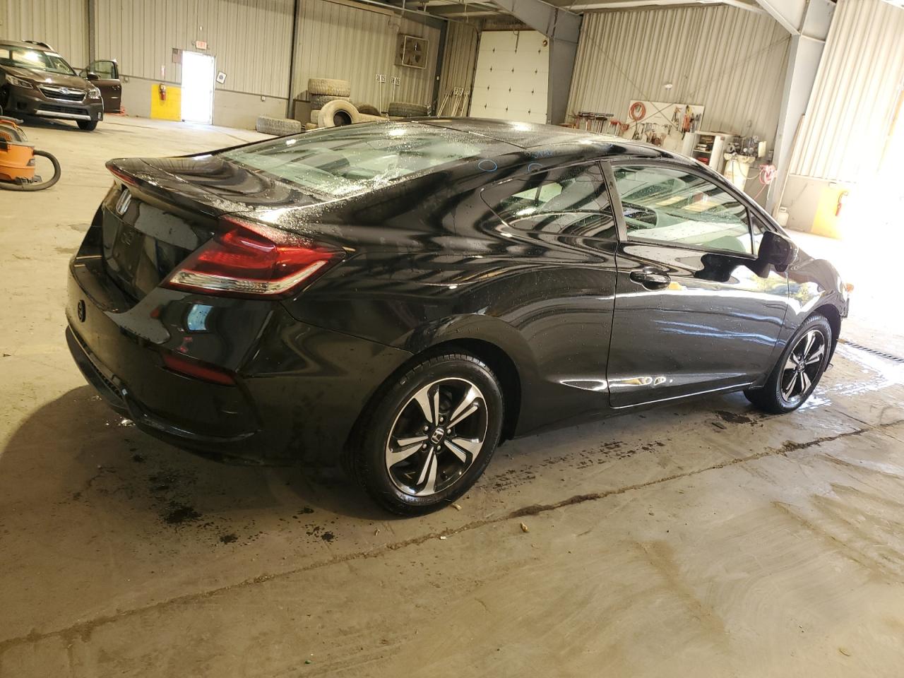 2014 Honda Civic VIN 2HGFG3B83EH514262 Copart auction photo, top/roof damage thumbnail 3