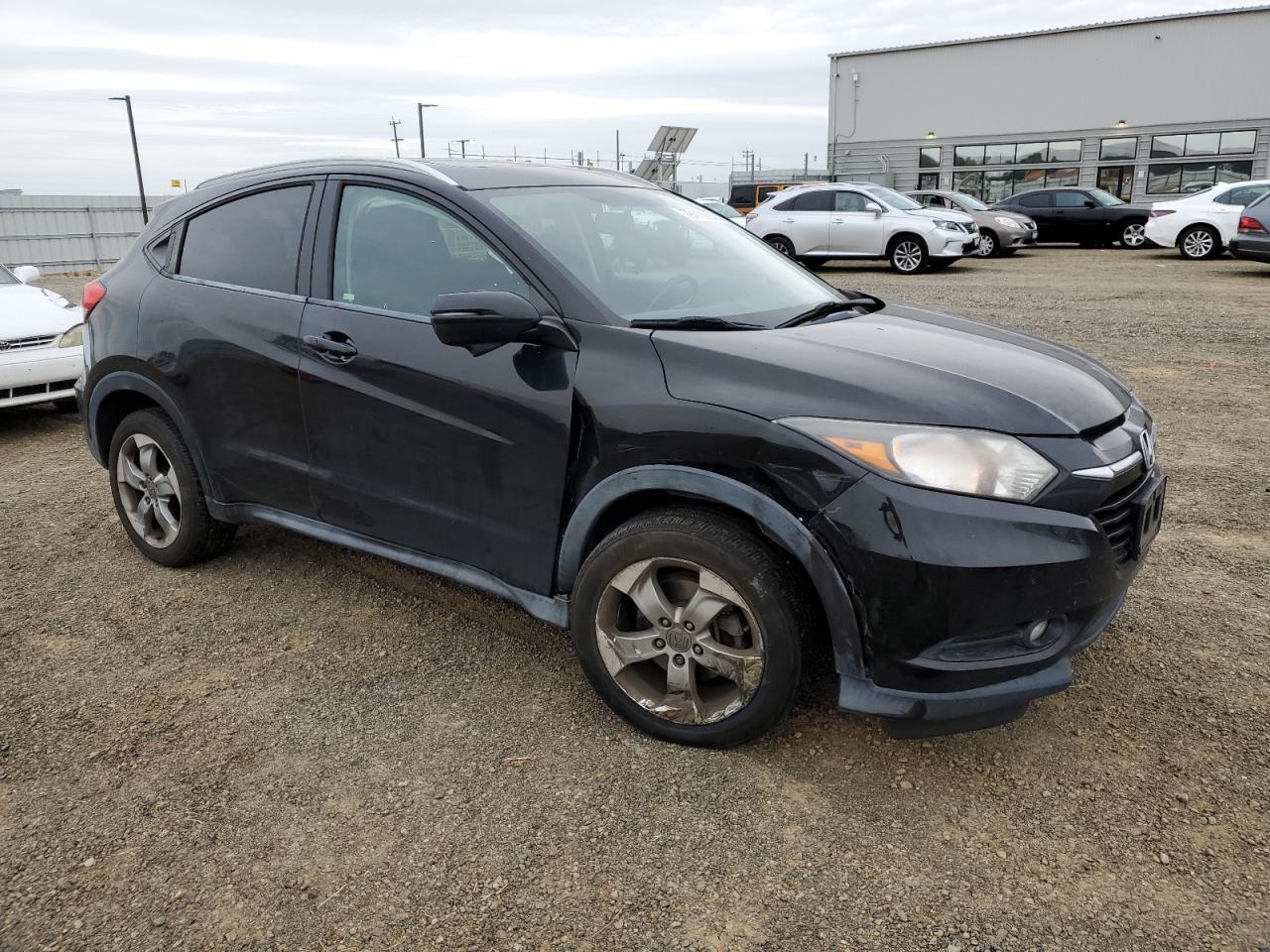 2016 Honda HR-V VIN 3CZRU5H78GM755862 Copart auction photo, side damage thumbnail 4