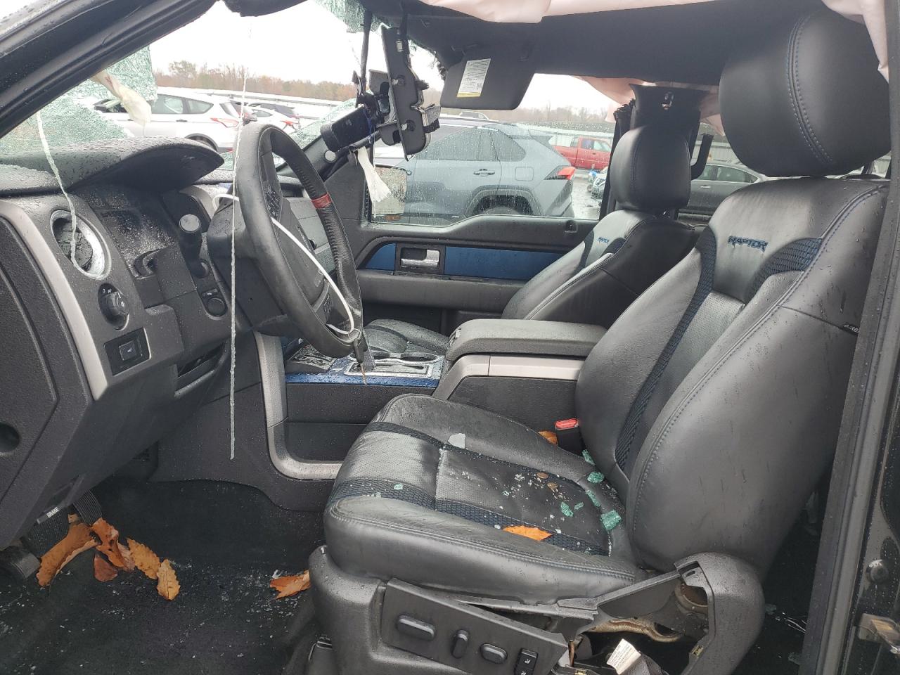 2013 Ford F-150 VIN 1FTFW1R64DFB79443 Copart auction photo, top/roof / front end damage thumbnail 7