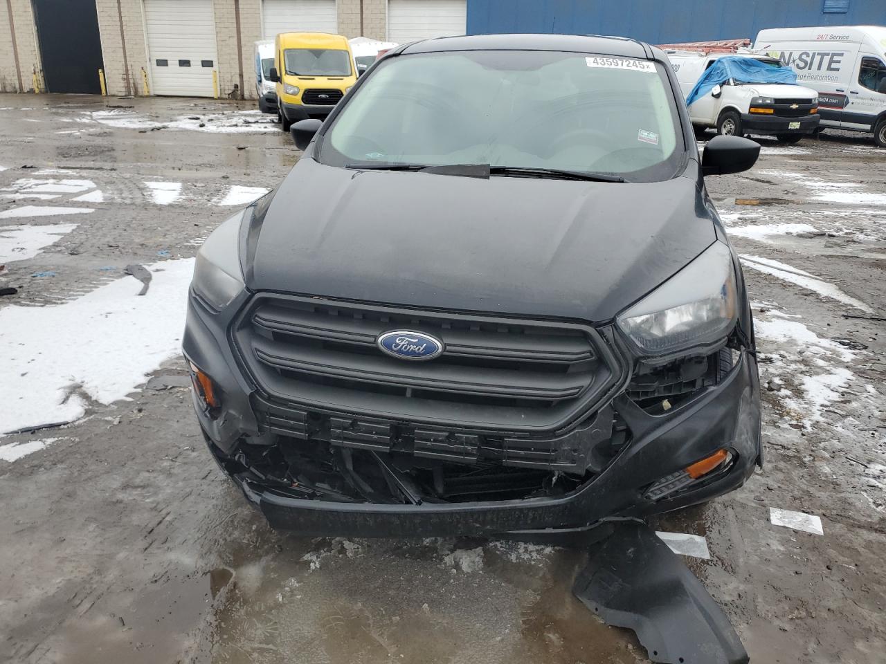 2018 Ford Escape VIN 1FMCU0F73JUB99587 Copart auction photo, front end damage thumbnail 5