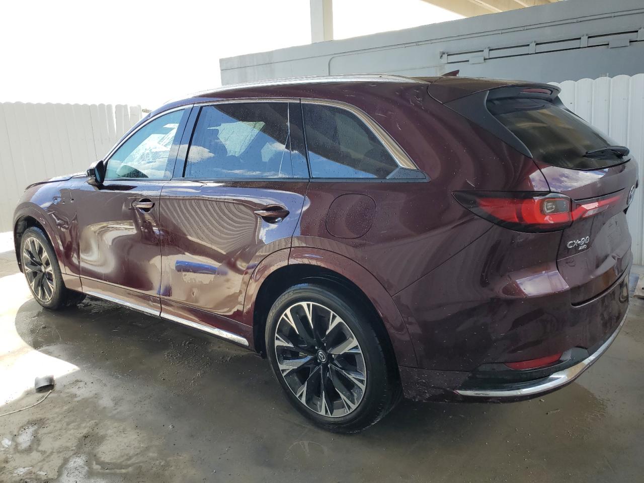 2024 Mazda CX-90 VIN JM3KKEHC3R1130996 Copart auction photo, hail / mechanical damage thumbnail 2